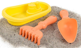 Strandsæt med båd