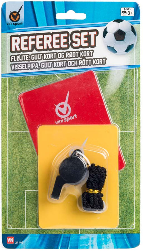 Dommersæt m. fløjte +2 kort