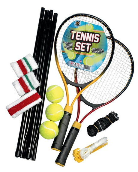Tennis sæt komplet med net.