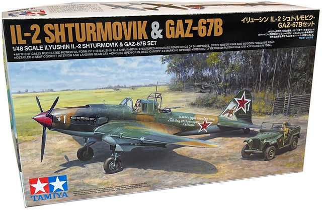 Tamiya Russisk IL-2 Shturmovik & GAZ-67B - 1:48