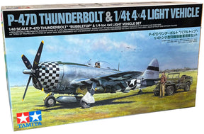 Tamiya P-47D Thunderbolt & 4x4 Jeep - 1:48