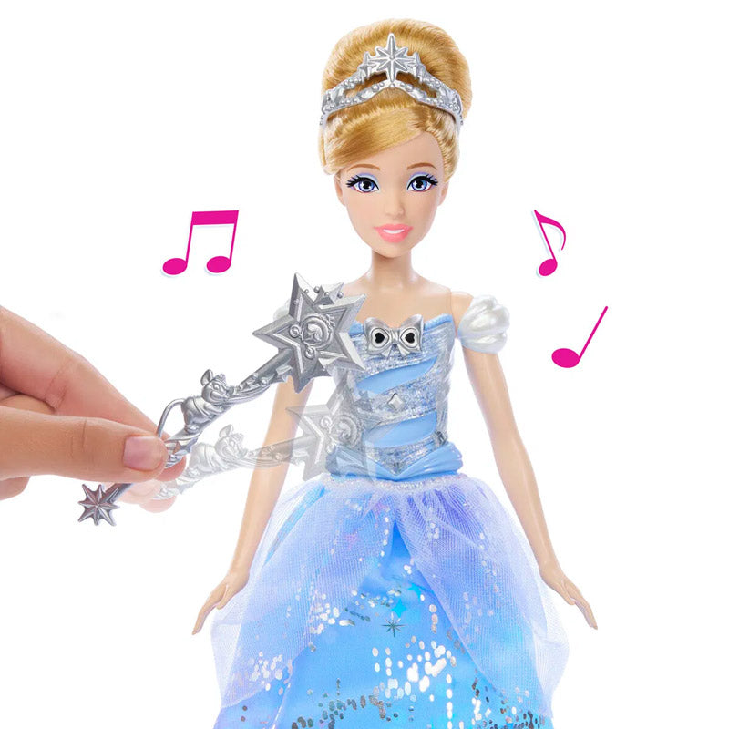 Disney Askepot dukke med lys og lyd