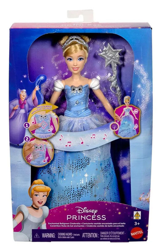 Disney Askepot dukke med lys og lyd