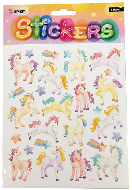 Stickers med enhjørninger