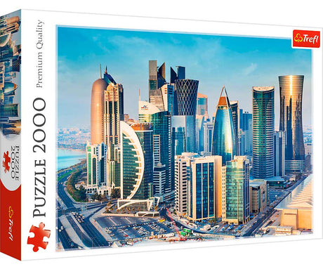 Trefl puslespil 2000 brikker - Doha i Qatar