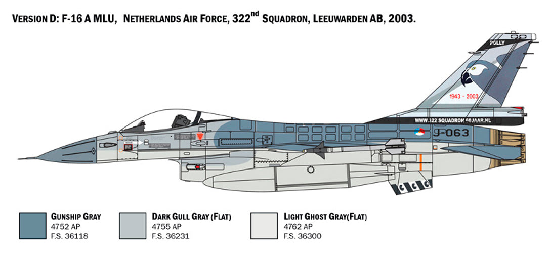 Italeri F-16 Fighting Falcon - 1:48