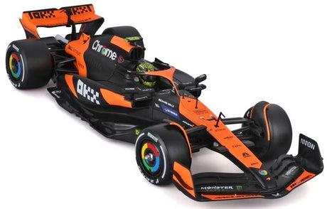 Burago F1 McLaren MCL38 2024 med Helmet Norris 1:24