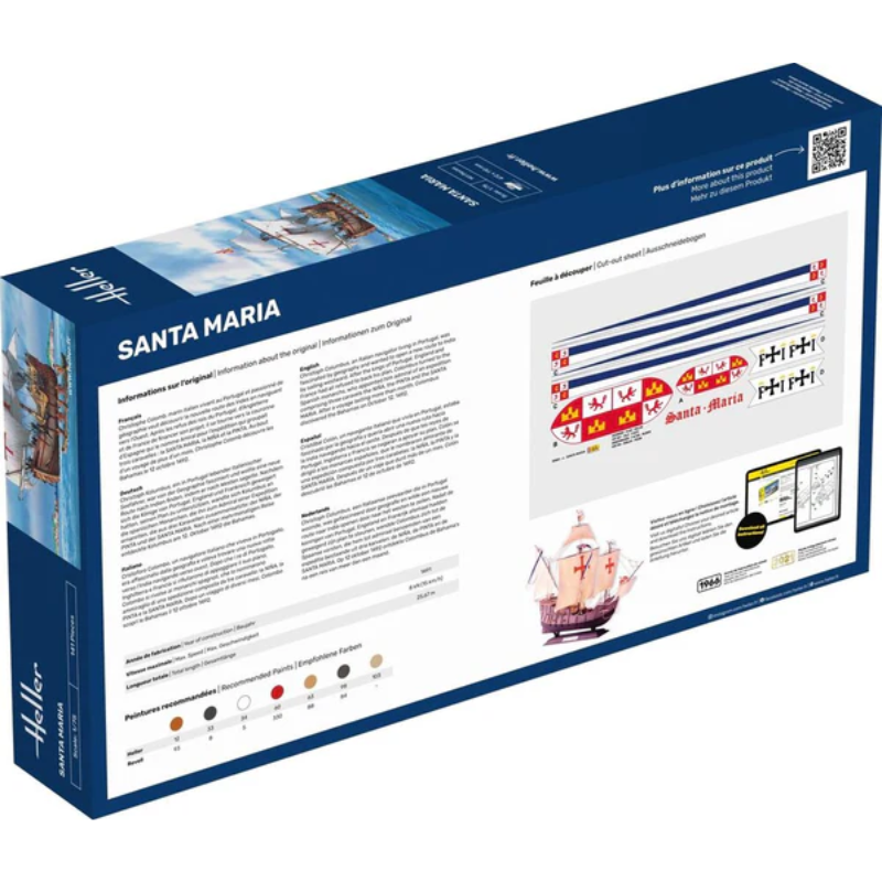Heller Santa Maria skibsmodel – 1:75