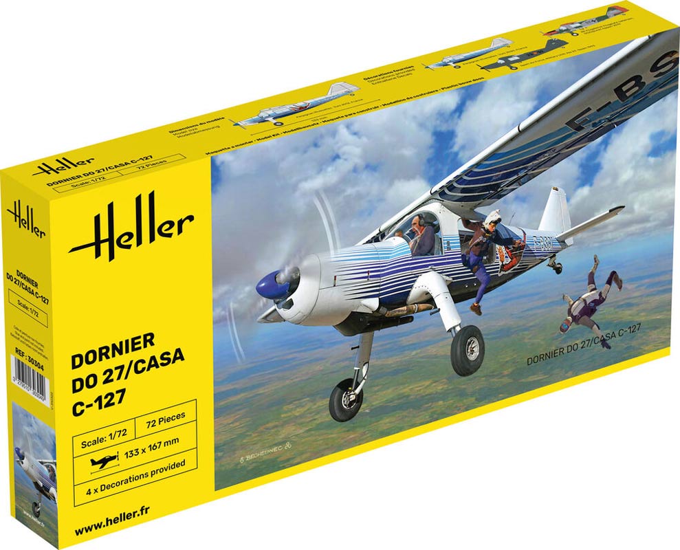 Heller modelfly Dornier DO 27 / Casa C-126 - 1:72