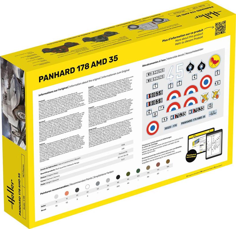 Heller Panhard 178 AMD 35 - 1:35