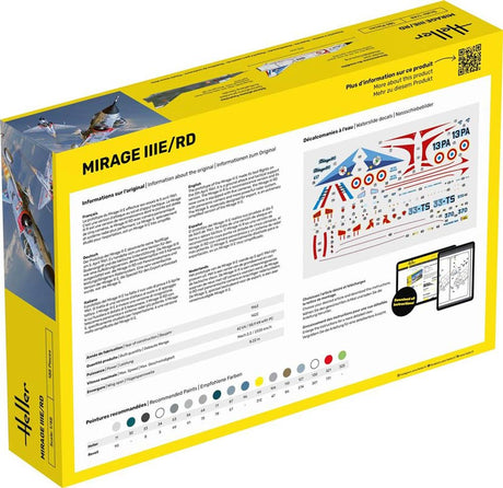 Heller Mirage IIIE/RD modelfly 1:48