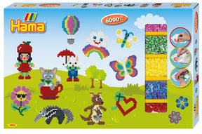 Hama midi perle gaveæske - 6000 perler