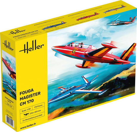 Heller Fouga Magister CM 170 modelfly - 1:48