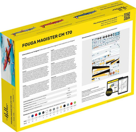 Heller Fouga Magister CM 170 modelfly - 1:48