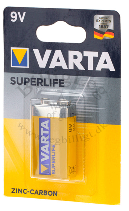 Varta Alkaline 9V batteri