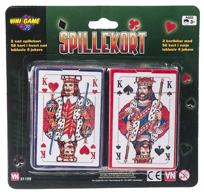 Spillekort db. pakke.