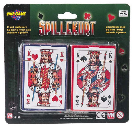 Spillekort db. pakke.