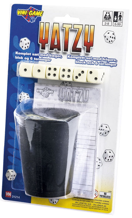 Yatzy komplet.