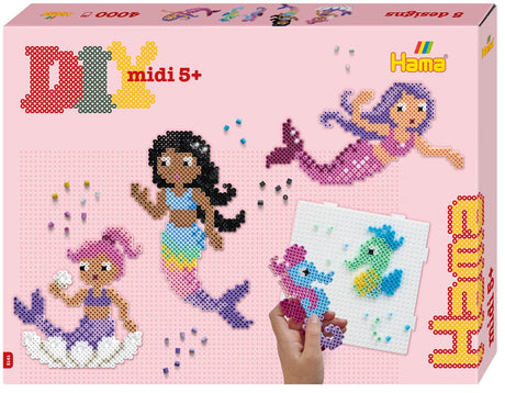 Hama havfrue midi perlesæt - 4000 perler