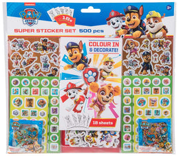 Paw Patrol mega sæt med klistermærker