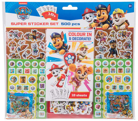 Paw Patrol mega sæt med klistermærker