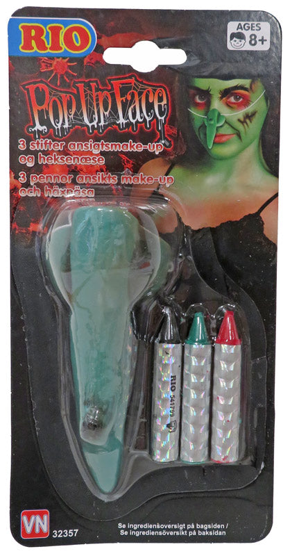 Heksenæse med farver