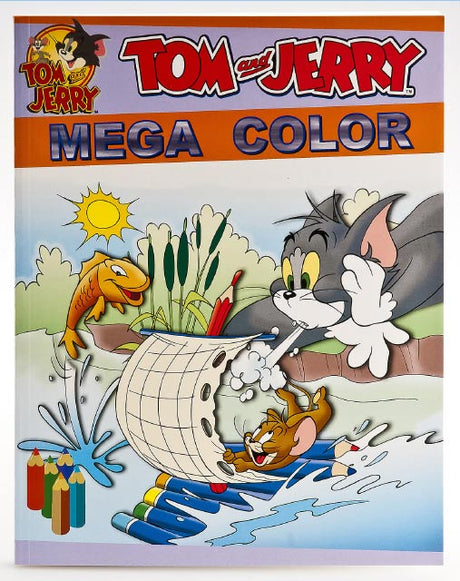 Malebog m/ Tom og jerry - 128 sider