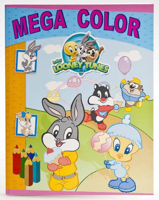 Malebog m/ baby looney tunes - 128 sider