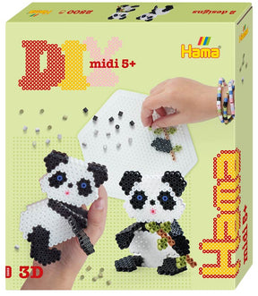 Hama 3d Panda midi perlesæt