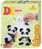Hama 3d Panda midi perlesæt