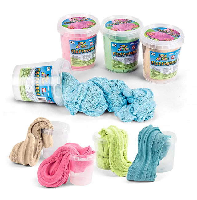 Artkids Fluffy Sand 500 g - Assorteret Farve