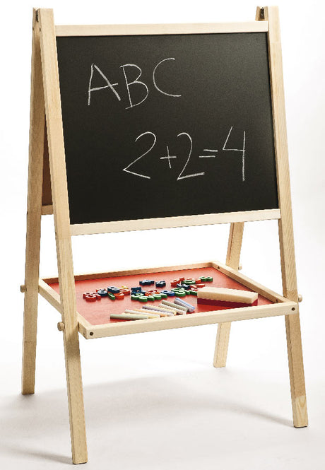 Tegnetavle på ben 2 i 1