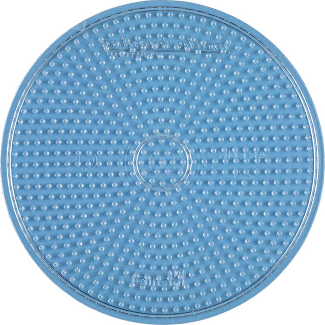 Hama midi perleplade transparant - stor rund