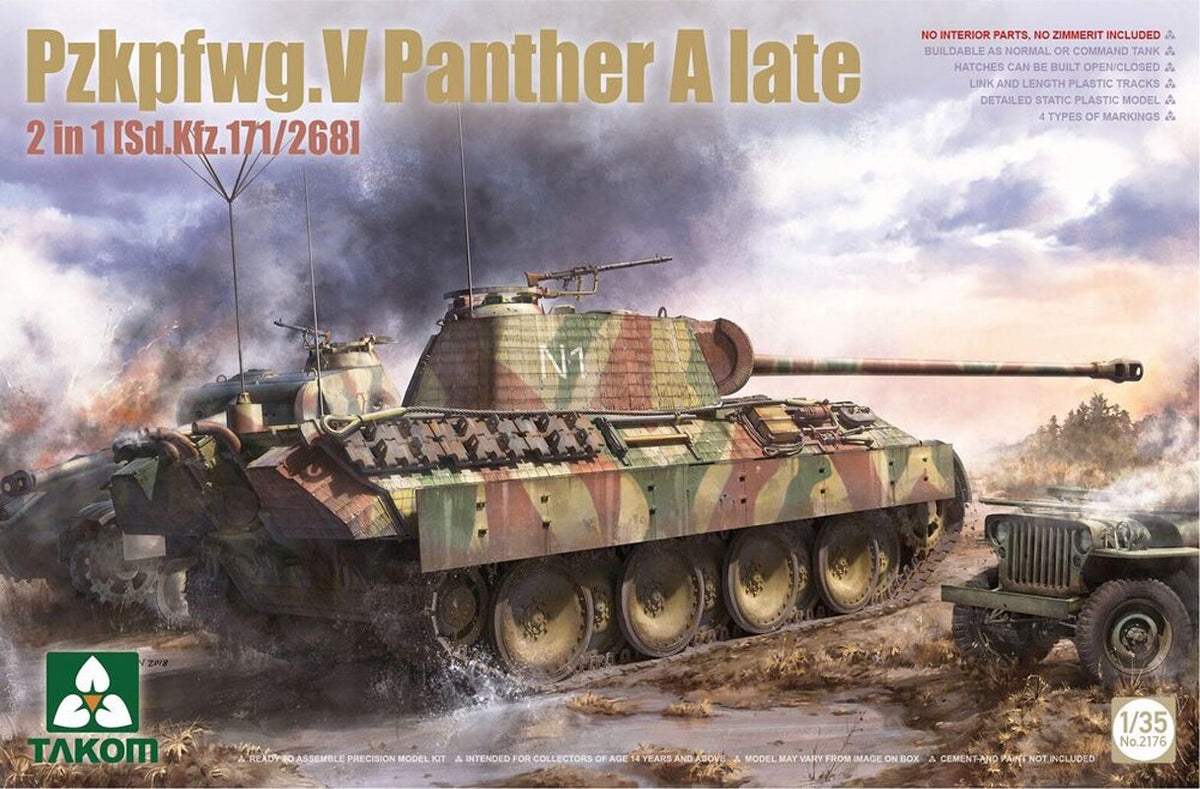Takom Pzkpfwg.V Panther A late - 1:35