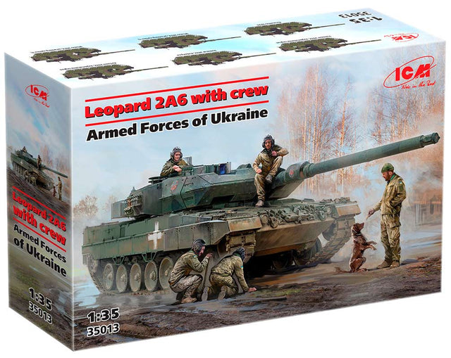 ICM Leopard 2A6 kampvogn fra the Armed Forces of Ukraine - 1:35