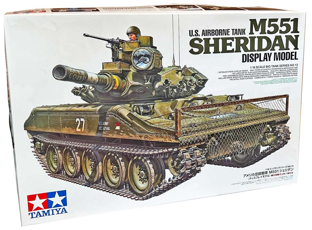 Tamiya US Airborne tank M551 Sheridan - 1:16