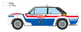 Italeri 1:24 Fiat 131 Abarth 1977 Sanremo Rally Winner - Modelbil