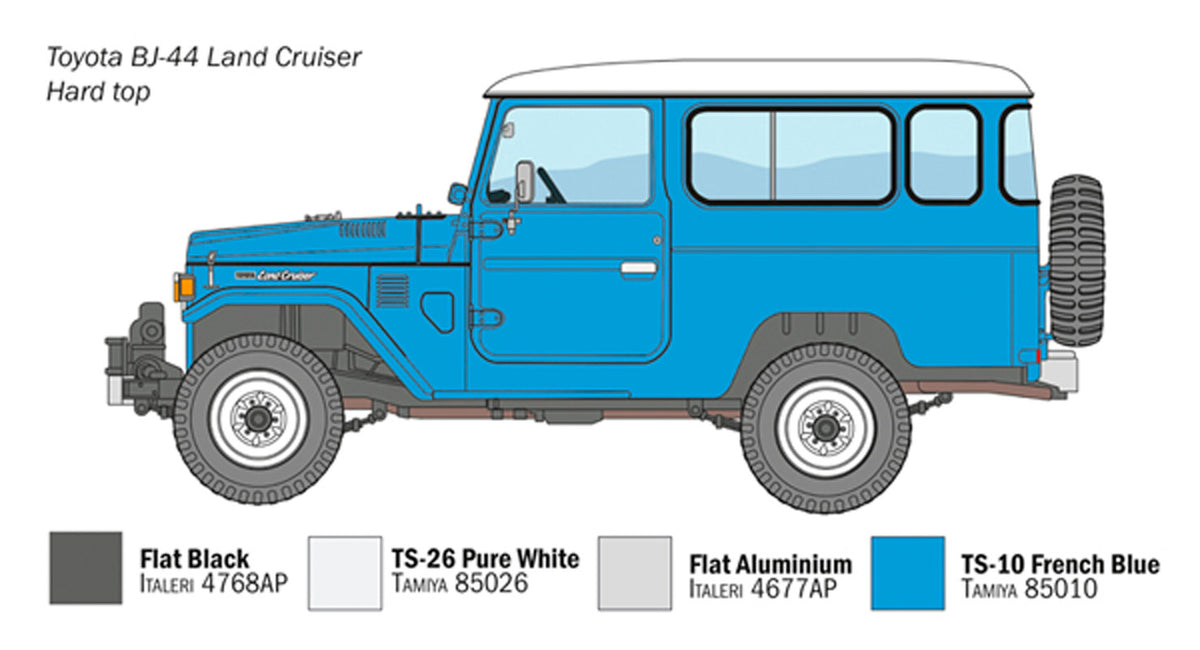 Italeri 1:24 Toyota BJ44 Land Cruiser - Modelbil