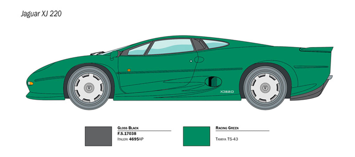 Italeri 1:24 Jaguar XJ 220 - Modelbil