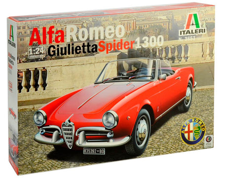 Italeri Alfa Romeo Giulietta Spider 1300 - 1:24