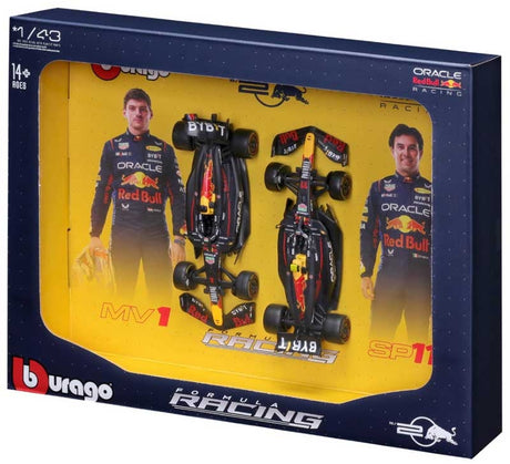 Burago F1 Red Bull Racing RB20 2024 two pack 1:43 – Verstappen & Pérez