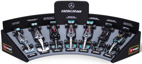 Burago F1 Mercedes AMG deluxe gavesæt 1:43 med display