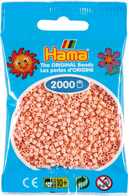 Hama mini perler 501-78 2000 stk - lys hud