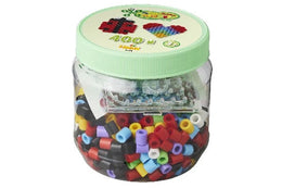 Hama Maxi Perler 400 stk. + 2 Perleplader - Grøn Dåse