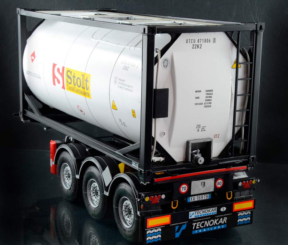 Italeri Tecnokar trailer med 20' tank - 1:24