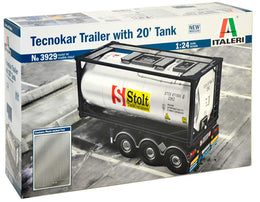 Italeri Tecnokar trailer med 20' tank - 1:24