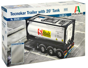 Italeri Tecnokar trailer med 20' tank - 1:24