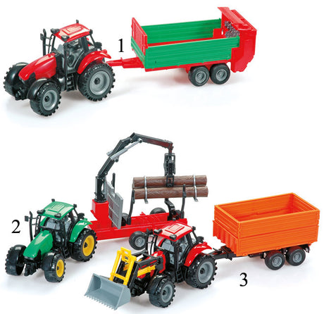 Traktor med anhænger - 30 cm fra Bull