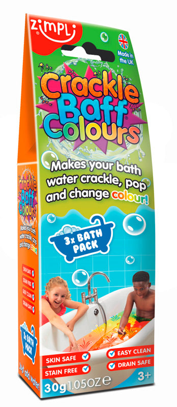 Zimpli Kids Crackle Baff Colours Badebomber