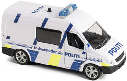 Politibil indsatsleder i metal m/ lys & lyd